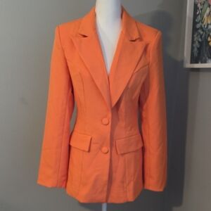 Orange Women's Blazer Size M